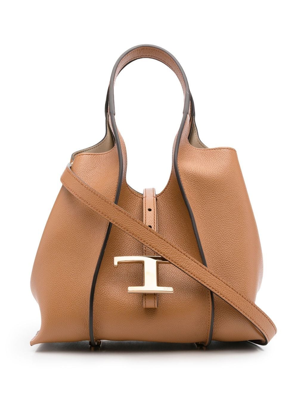 Tod'S T Timeless Shopping Bag In Leather Mini