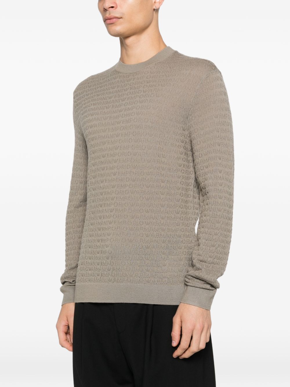 Emporio Armani Sweaters Dove Grey