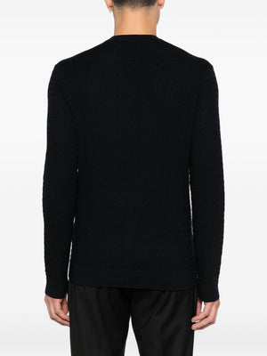 Emporio Armani Sweaters Blue