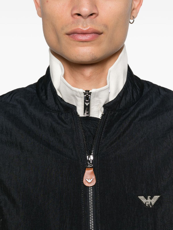 Emporio Armani Coats Blue