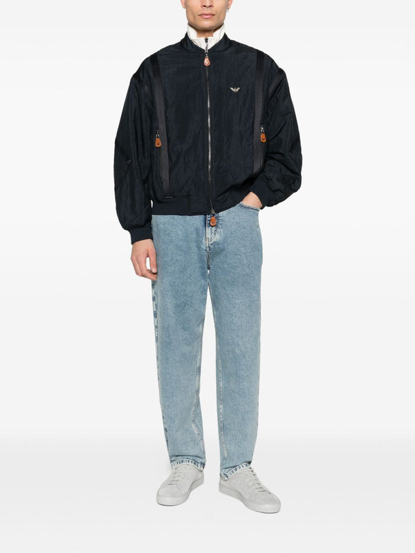 Emporio Armani Coats Blue