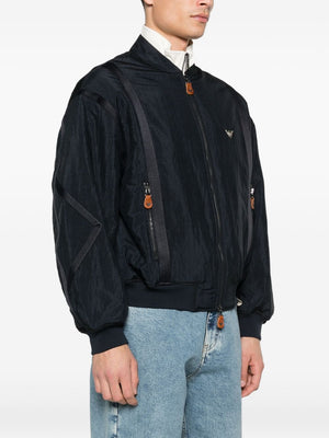 Emporio Armani Coats Blue