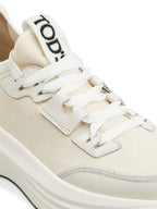 Tod'S Fabric and Leather Sneakers