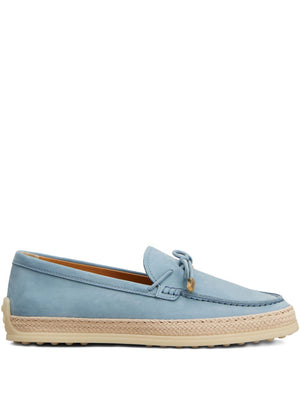 Tod's Flat shoes Clear Blue