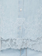 Ermanno Scervino Shirts LIGHT BLUE