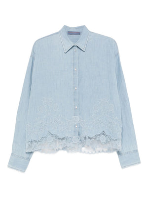 Ermanno Scervino Shirts Clear Blue