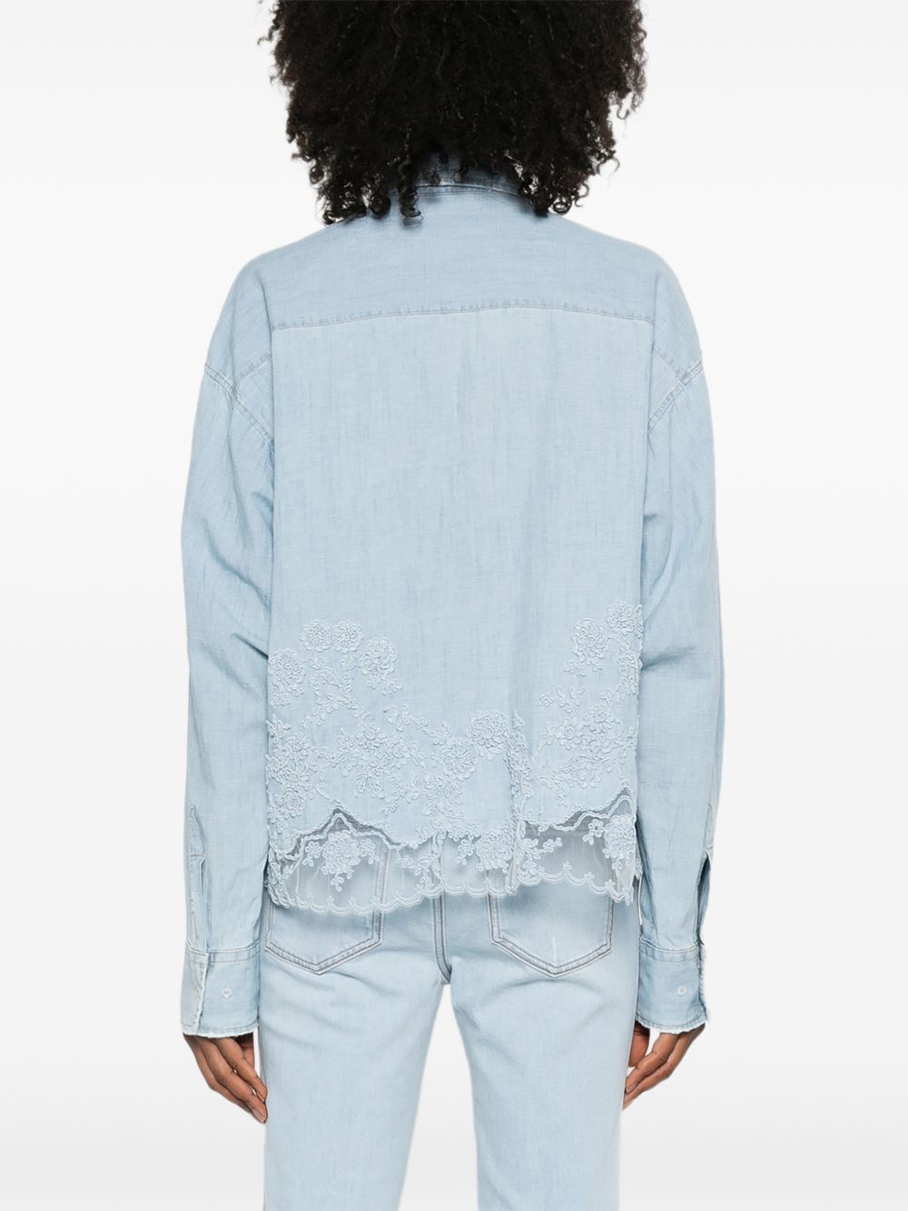 Ermanno Scervino Shirts LIGHT BLUE