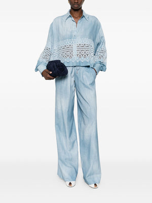 Ermanno Scervino Shirts Clear Blue