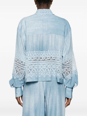 Ermanno Scervino Shirts Clear Blue