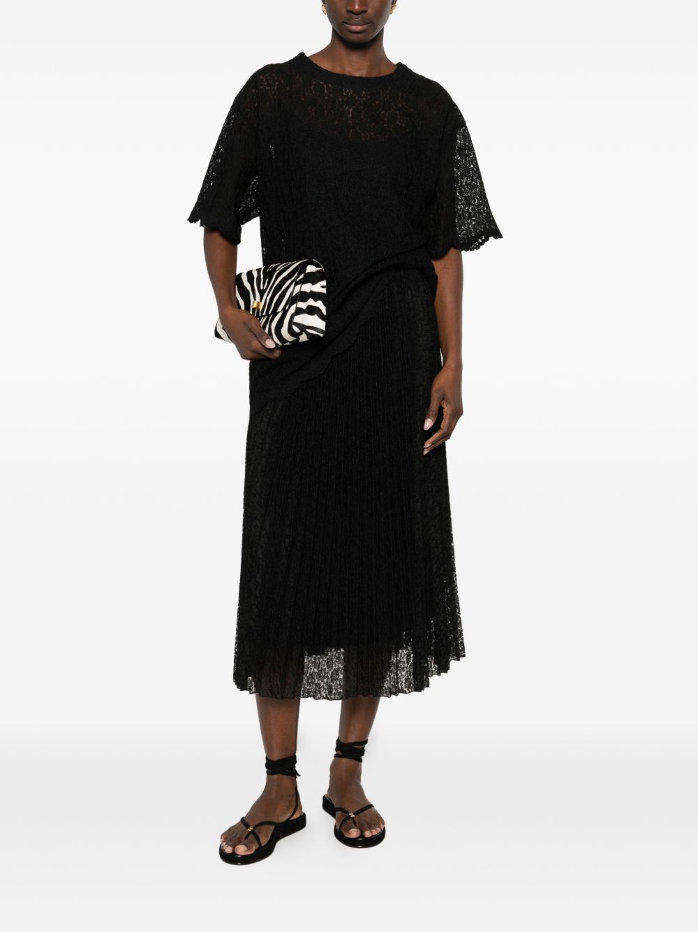 Ermanno Scervino تنانير أسود