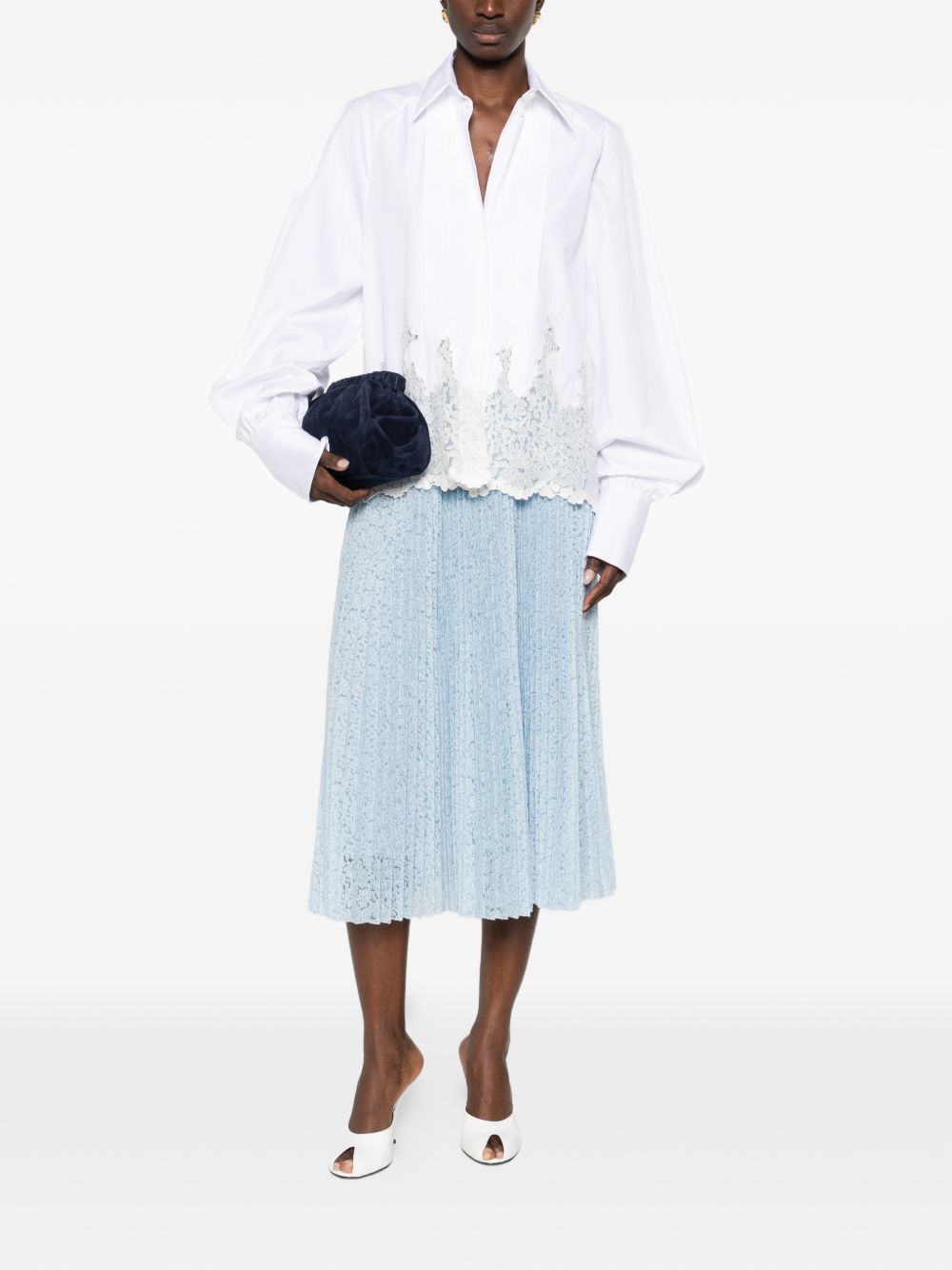 Ermanno Scervino تنانير أزرق فاتح