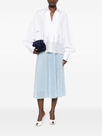 Ermanno Scervino تنانير أزرق فاتح