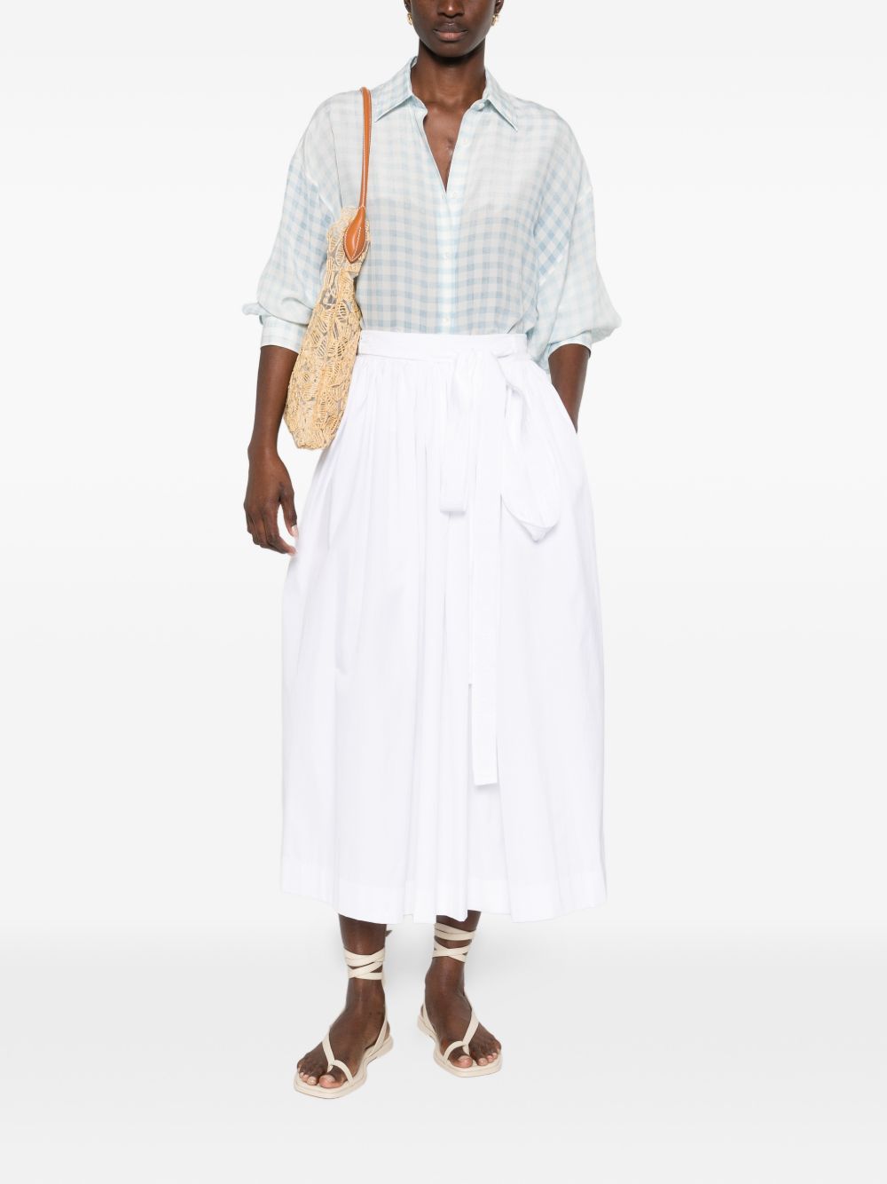 Ermanno Scervino A-line Cotton long skirt