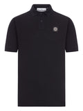 Stone Island Logo cotton polo shirt