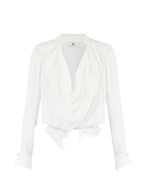 Elisabetta Franchi Top Ivory