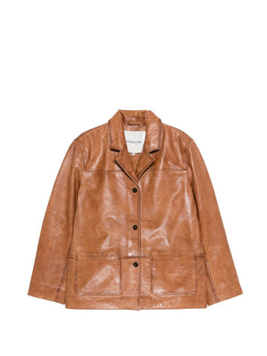 HERSKIND Jackets Leather Brown