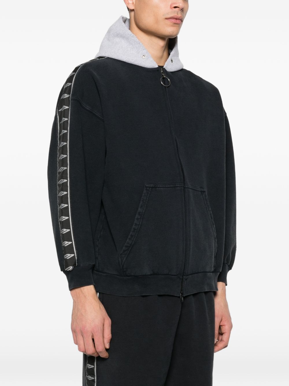 Balenciaga cotton zip-up hoodie
