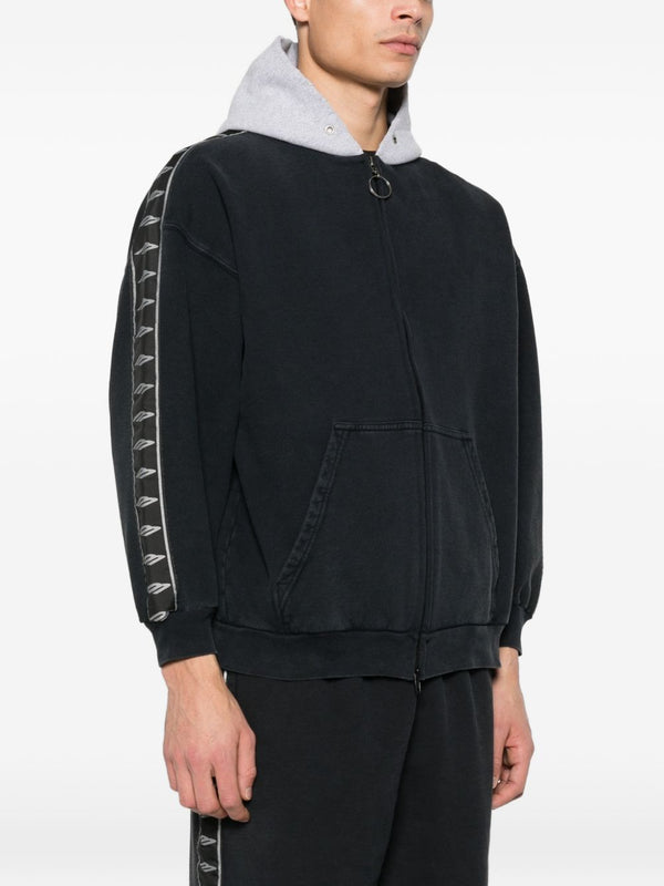 Balenciaga cotton zip-up hoodie