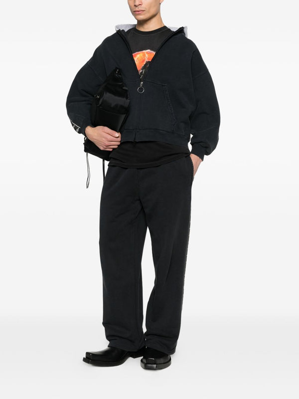 Balenciaga cotton zip-up hoodie