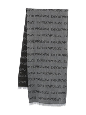 Emporio Armani Scarfs Grey