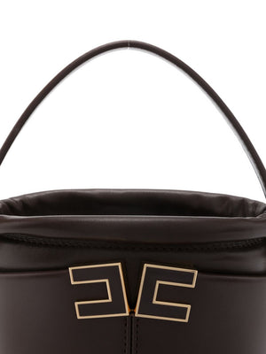 Elisabetta Franchi Bucket Bag With Logo Detail