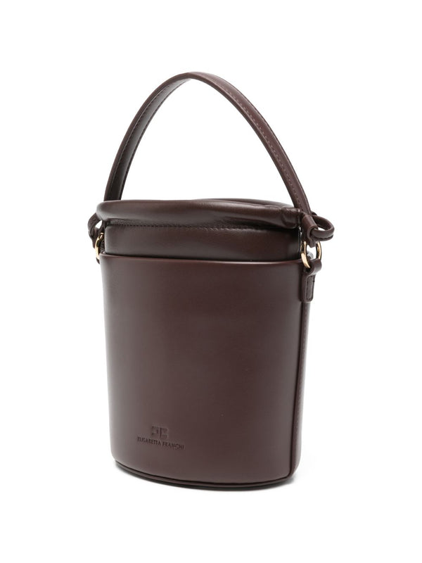 Elisabetta Franchi Bucket Bag With Logo Detail