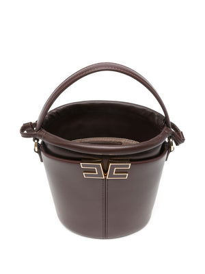 Elisabetta Franchi Bucket Bag With Logo Detail