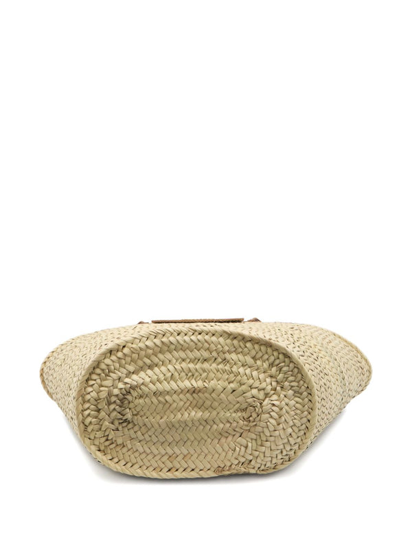 Jacquemus Le Panier Soli rafia basket bag