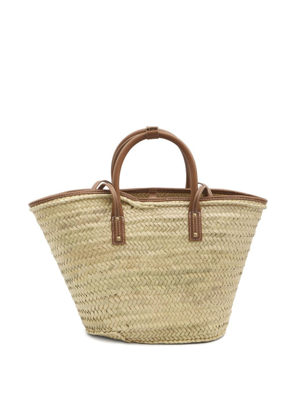 Jacquemus Le Panier Soli rafia basket bag