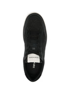 Emporio Armani Jacquard sneakers with an all-over eagle