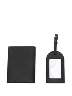 Emporio Armani Asv Gift Box With Regenerated Saffiano Passport Holder And Tag