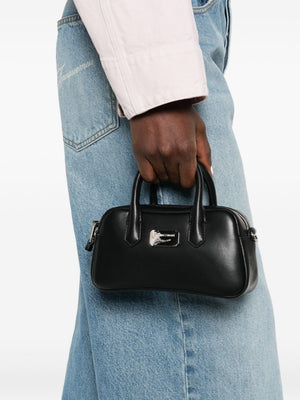 Emporio Armani Soft leather mini bauletto bag