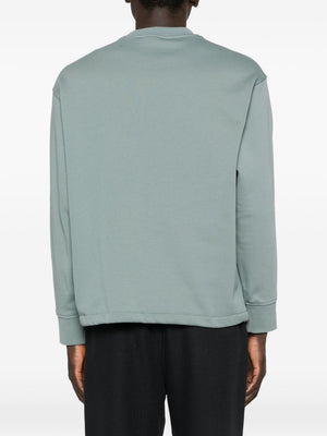 Emporio Armani Sweaters Clear Blue