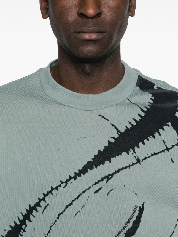 Emporio Armani Sweaters Clear Blue