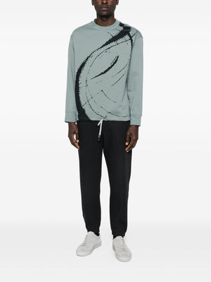 Emporio Armani Sweaters Clear Blue