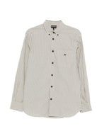 Emporio Armani Striped cotton shirt