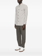 Emporio Armani Striped cotton shirt