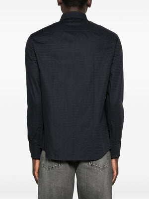 Emporio Armani Shirts Blue