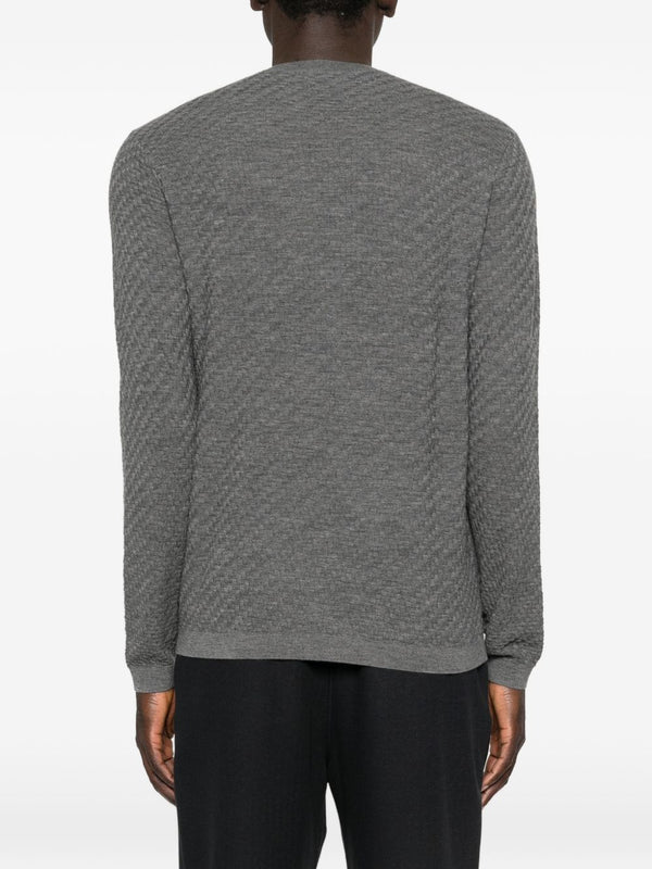 Emporio Armani Sweaters Grey
