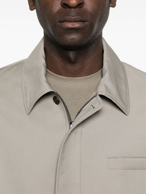 Emporio Armani Coats Dove Grey