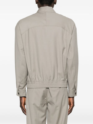 Emporio Armani Coats Dove Grey