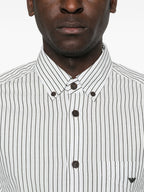Emporio Armani Striped cotton shirt