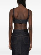 Givenchy Denim cotton bra top