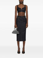 Givenchy Denim cotton bra top