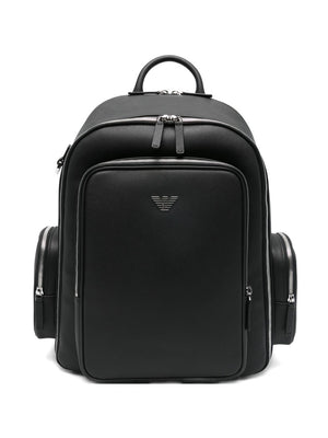 Emporio Armani ASV regenerated Saffiano backpack