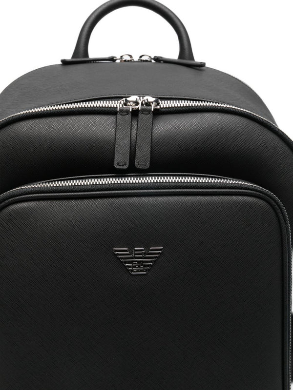 Emporio Armani ASV regenerated Saffiano backpack