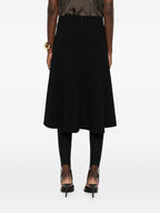Jil Sander تنانير أسود