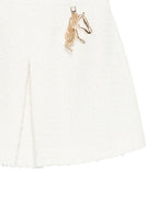 Emporio Armani A-line shape Tweed mini skirt