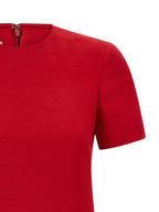 Valentino VLogo Signature wool and silk dress