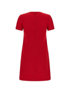 Valentino VLogo Signature wool and silk dress